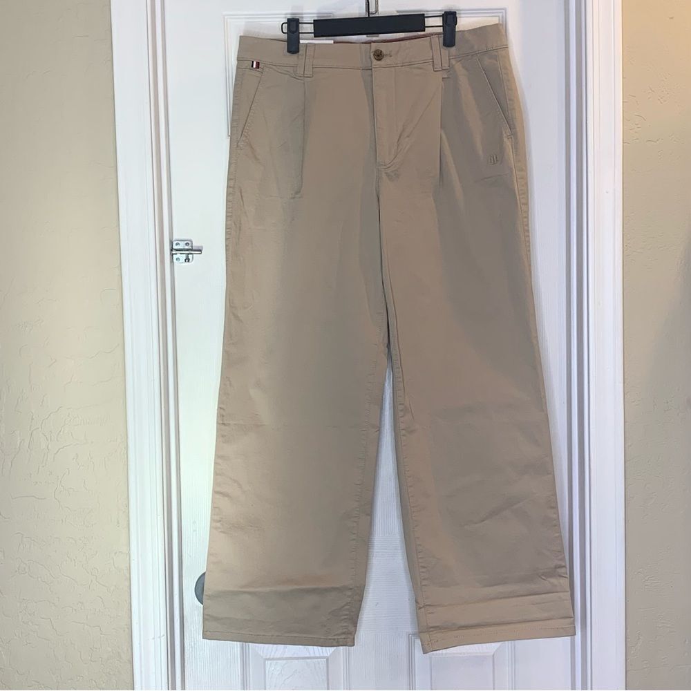 Tommy Hilfiger Flex Slim Chino Tan Size 12